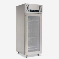 Meat Aging Refrigerator - Single glass door top mounted upright meat aging fridge