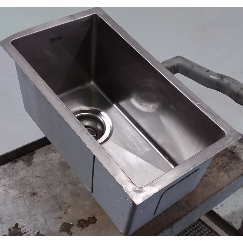 Mercer single bowl stainless steel used sink