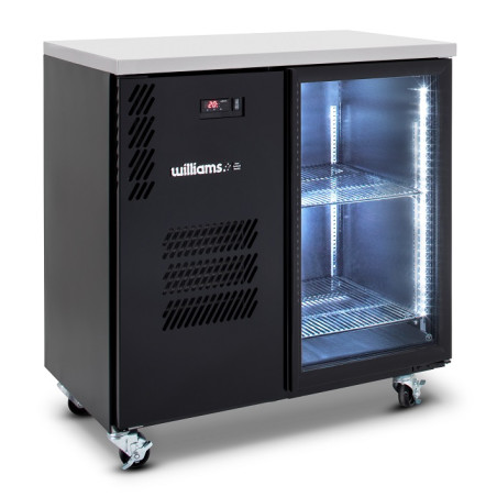 Cameo Mini - Three Door Stainless Steel  Under Counter Display Refrigerator