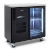  Cameo Mini - Four Door Black Colorbond Under Counter Display Refrigerator