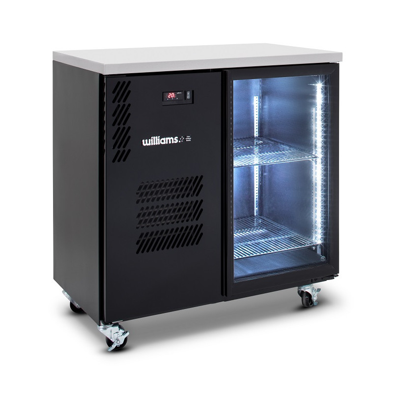 Cameo Mini - Four Door Stainless Steel  Under Counter Display Refrigerator