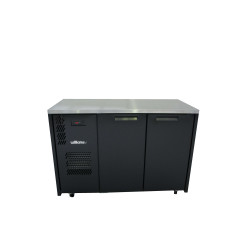  Cameo - Two Door Black Colorbond Under Counter Display Refrigerator