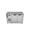  Cameo - Two Door Stainless Steel Under Counter Display Refrigerator