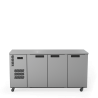 Cameo - Three Door Stainless Steel Under Counter Display Refrigerator