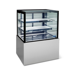 Topaz Cake Display - 900Mm Two Tier (Plus Base) Free Standing Refrigerated Cake Display