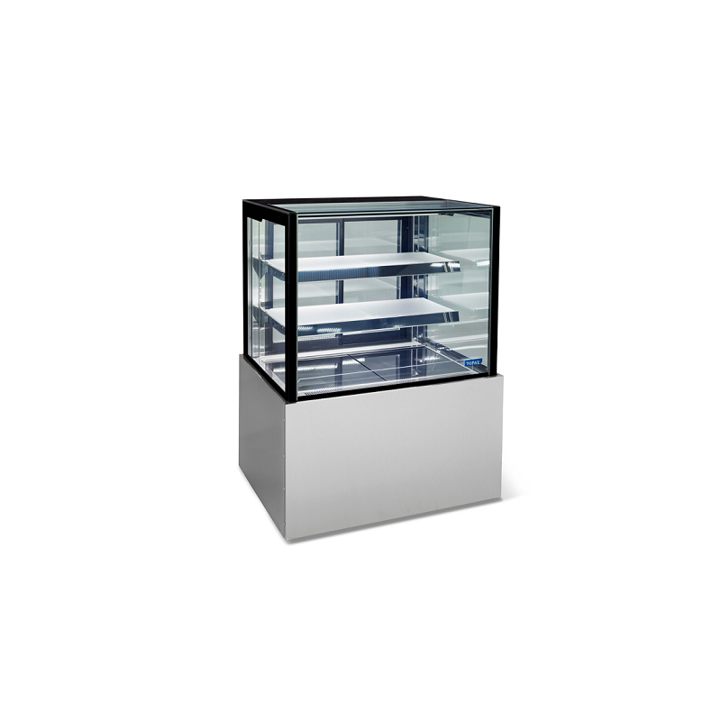 Topaz Cake Display - 900Mm Two Tier (Plus Base) Free Standing Refrigerated Cake Display