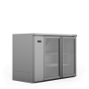 Cameo - Two Door Stainless Steel Remote Back Bar Counter Display Refrigerator