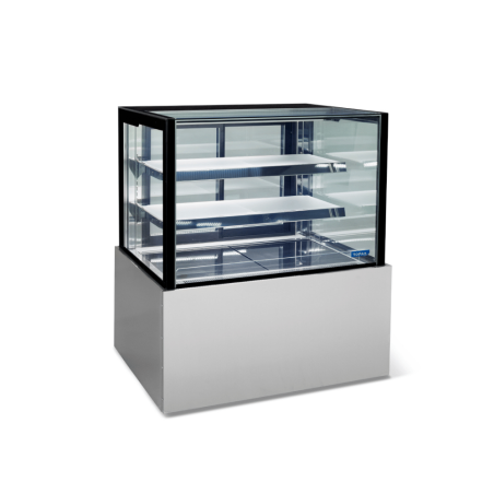 Topaz Cake Display - 1200Mm Two Tier (Plus Base) Free Standing Refrigerated Cake Display