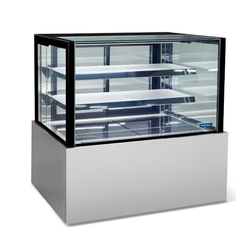 Topaz Cake Display - 1500Mm Two (Plus Base) Tier Free Standing Ambient Cake & Food Display