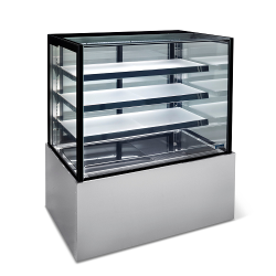 Topaz Cake Display - 1800Mm Three Tier (Plus Base) Free Standing Refrigerated Cake Display