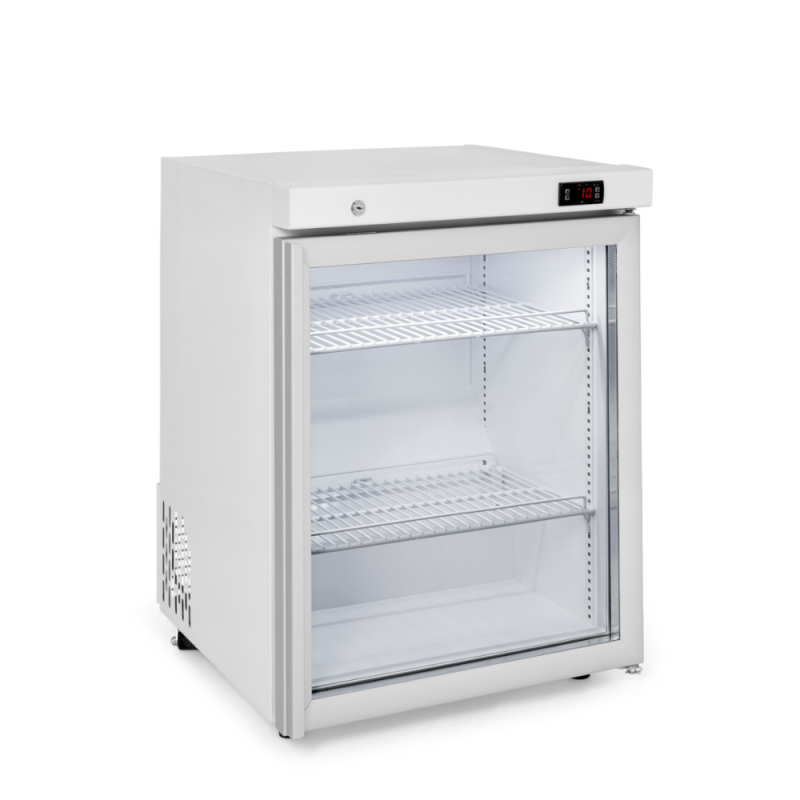 Topaz Compact - One Door Counter White compact glass door Refrigerator
