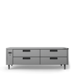 Jarrah - Four Drawer Remote Lowline Refigerator