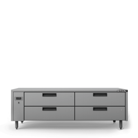 Jarrah - Four Drawer Remote Lowline Refigerator