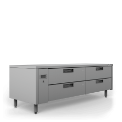  Jarrah - Four Drawer Remote Lowline Refigerator