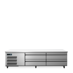 Under Broiler Counter - Four Drawer Self Contained Lowline Refigerator