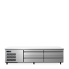 Under Broiler Counter - Four Drawer Self Contained Lowline Refigerator