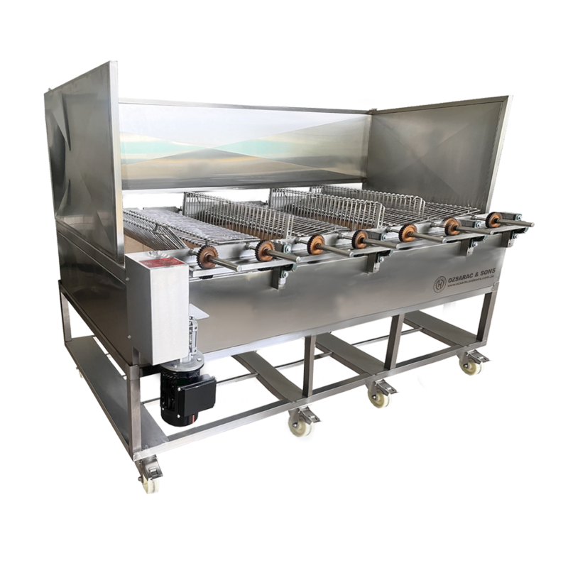 Ozsarac  Charcoal Rotisserie 9 Row Rotisserie HO4x9