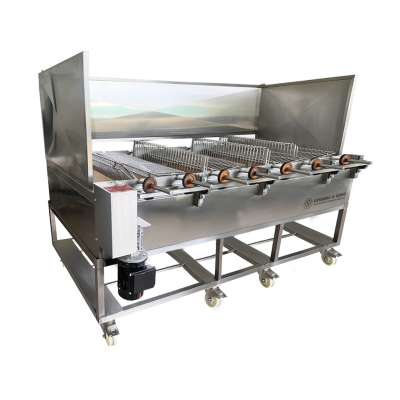 Ozsarac  Charcoal Rotisserie 8 Row Rotisserie HO4x8