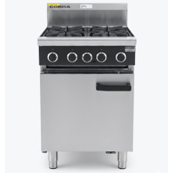 Used Cobra CR6D Four Burner Gas Range Static Oven - ST26UK256