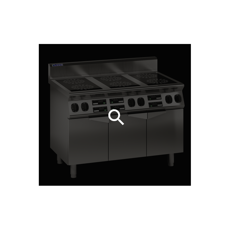 Luus EC7-6B-B 6 Zone Benchtop Induction Cooktop
