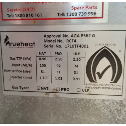 Ex-Demo Trueheat RCF4-NG Double Basket Fryer 18L - ST24/3DK 490