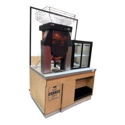 Used Zummo Z40A-N Benchtop Juicer Inbuilt Juicing Station include PFG Display Fridge - ST26UK271