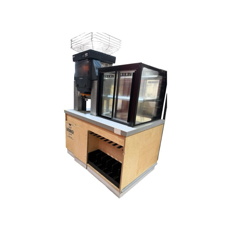 Used Zummo Z40A-N Benchtop Juicer Inbuilt Juicing Station and PFG Display Fridge - ST26UK272