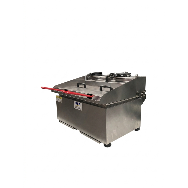 Used Woodson W.FRT80 - Twin Pan Countertop Fryer 2x8L  -  ST26UK027