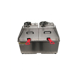 Used Woodson W.FRT80 - Twin Pan Countertop Fryer 2x8L  -  ST26UK027