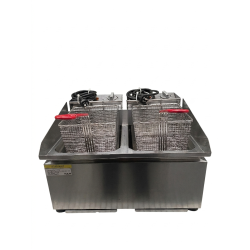 Used Woodson W.FRT80 - Twin Pan Countertop Fryer 2x8L  -  ST26UK027