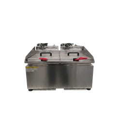 Used Woodson W.FRT80 - Twin Pan Countertop Fryer 2x8L  -  ST26UK027