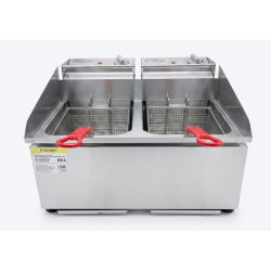 Used Woodson W.FRT80 - Twin Pan Countertop Fryer 2x8L  -  ST26UK027
