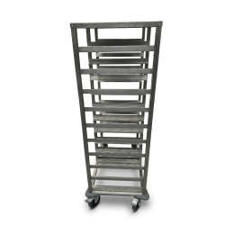 Used Stainless Steel G Pans Trolley  -  ST26UK286