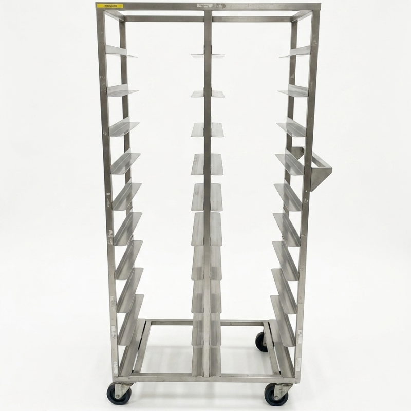 Used 1/1 Gastronorm Full Size 20 Tray Trolley with Handle - ST26UK289