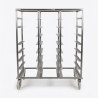 Used Stainless Steel 1/1 Gastronorm Pan 23 tray Trolley  -  ST26UK287
