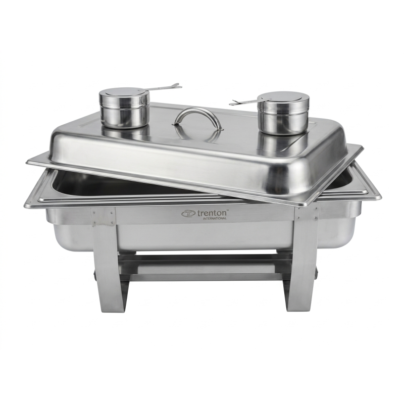 Never Used Trenton Stackable Chufers, Stainless Steel Size: 1/1  ST26UK318