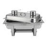 Never Used Trenton Stackable Chufers, Stainless Steel Size: 1/1  ST26UK318