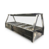 Used Roband E25 Straight Glass Hot Food Display Bar, 10 pans double row - ST26UK311