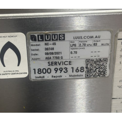 used Luus NC-45 6 basket noodle cooker - ST26UK305