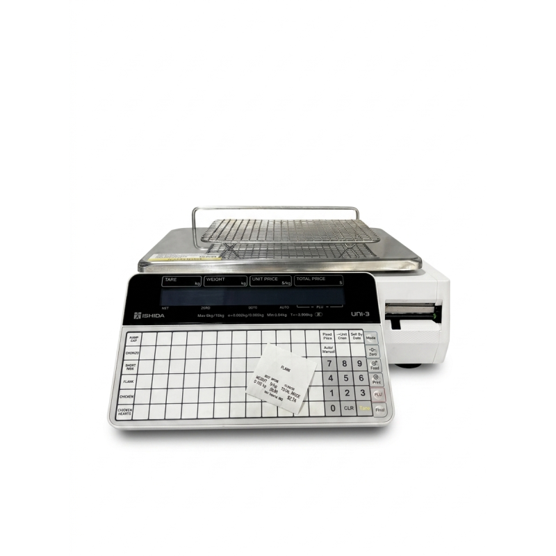 Used ishida uni-3 price computing label printing scale - ST26UK321