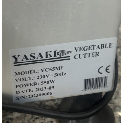 Used Yasaki Vegetable Cutter VC55MF - ST26UK330