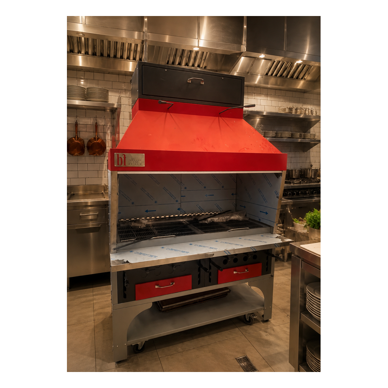 BT Italian Made Double Charcoal Grill 1500mm ST26UK345