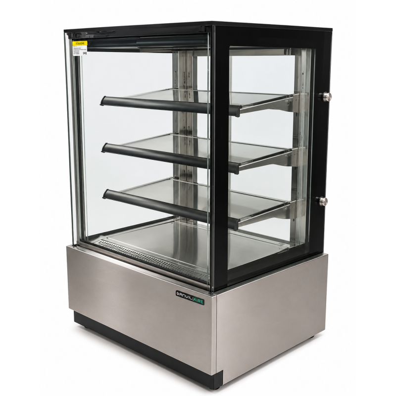 Used Anvil Aire DSV0830 4 Tier Square Glass Cake Display , 900mm Wide - ST26UK349