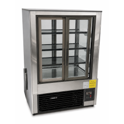 Used Anvil Aire DSV0830 4 Tier Square Glass Cake Display , 900mm Wide - ST26UK349