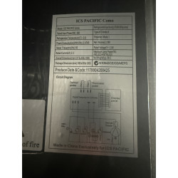 Used ICS Pacific Como Black Floor Standing Fridge - ST26UK359