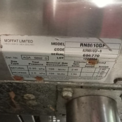 USED Waldorf Gas Oven Range 6 Burners RN