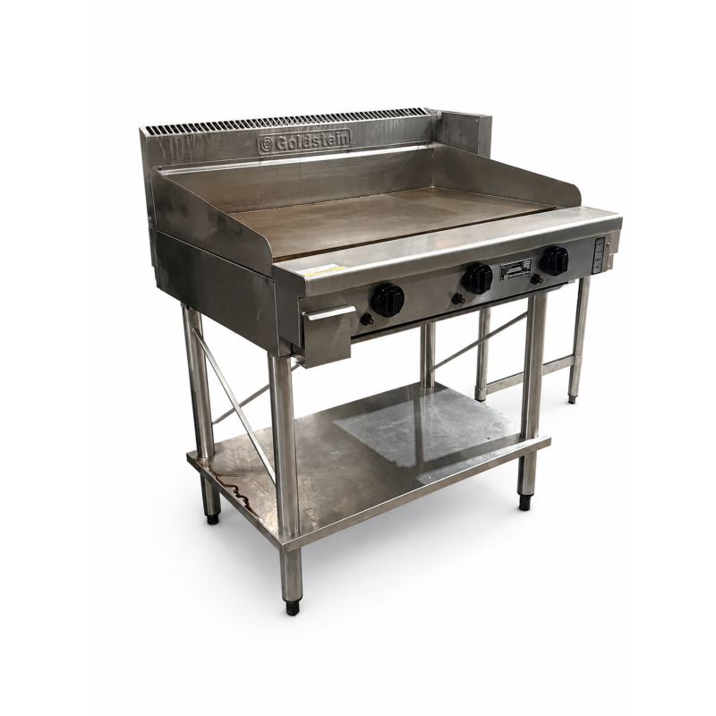 Used Goldstein GPGDB36-X 900mm Griddle Hotplate with Goldstein SB36 Stand - ST26UK354