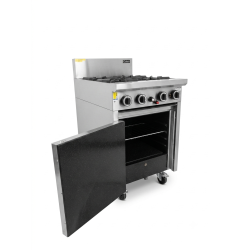 Used Cobra CR6D Four Burner LPG Gas Oven- ST26UK367