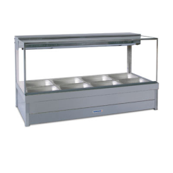 CLEARANCE Roband S26RD Square Glass Hot Food Display Bar