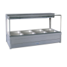 CLEARANCE Roband S26RD Square Glass Hot Food Display Bar